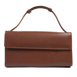 ChocoLuxe™ Shiny Brown Clutch