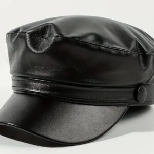 The Sovereign Black Leather Crown