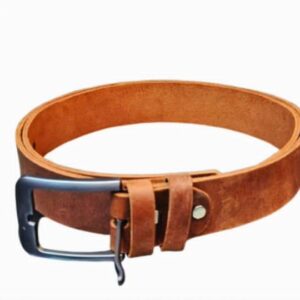 Classic Light Brown Leather Belt – Timeless Style, Everyday Reliability