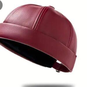 The Cherry Bolt Leather Cap