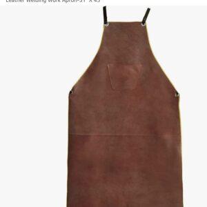 ForgeCraft™ Dark Brown Leather Apron