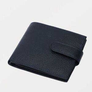 Elegant Navy Blue Leather Wallet
